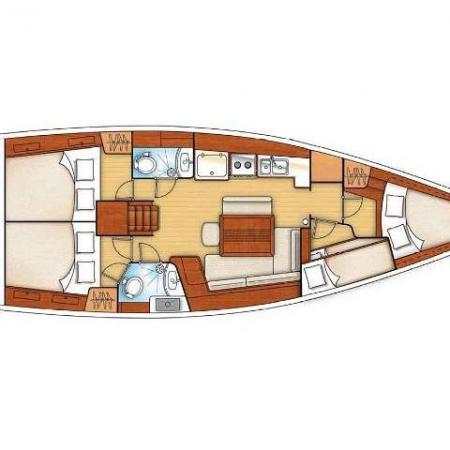 Oceanis 43 (4 cbs) / Konstantinos (2009)