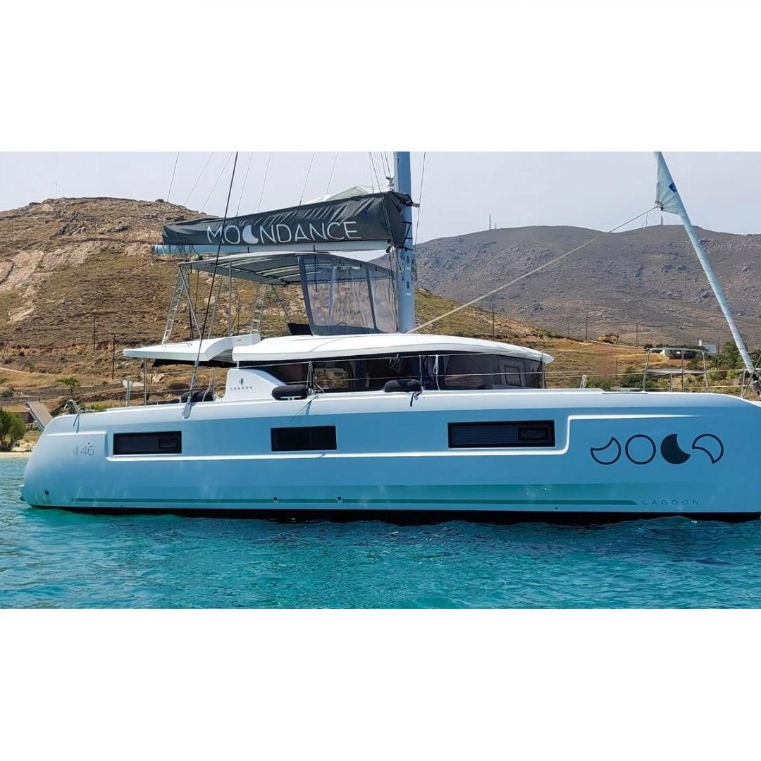 Lagoon 46  / MOONDANCE (A/C , generator,watermaker) Skippered Only 