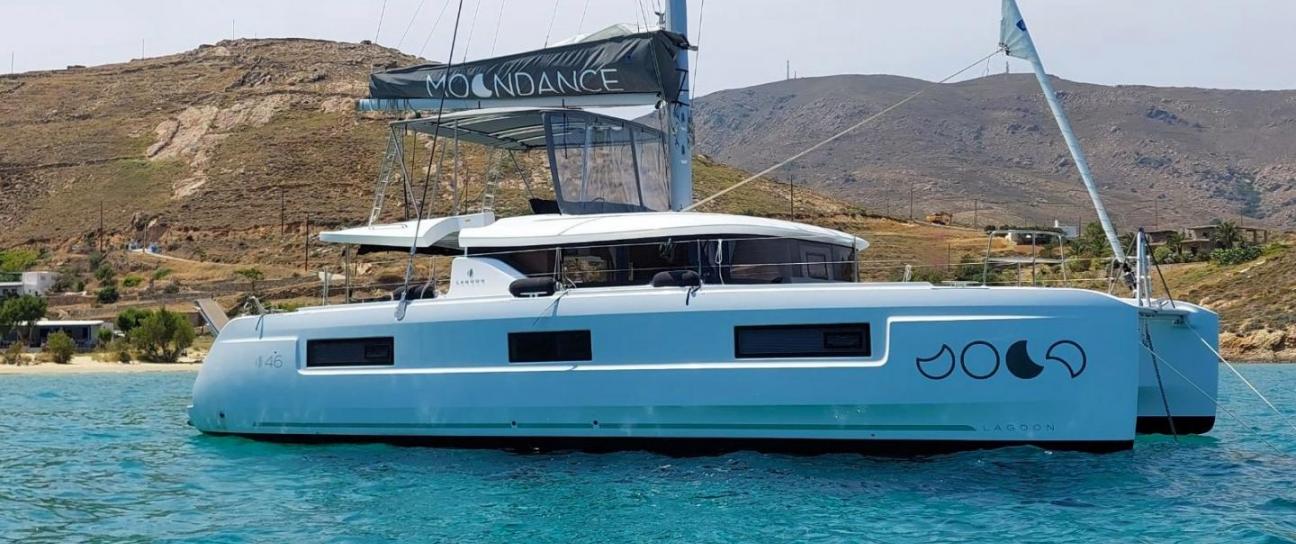 Lagoon 46  / MOONDANCE (A/C , generator,watermaker) Skippered Only  (2023)