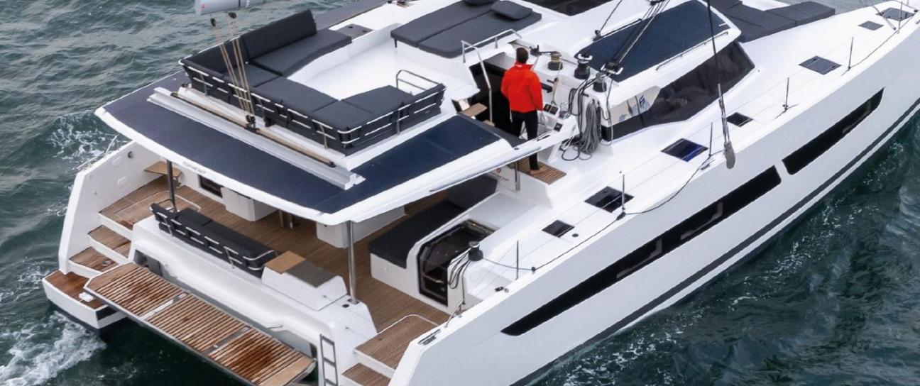 FOUNTAIN PAJOT Aura 51 / LE GRAND BOGAVANT - LUXURY FULLY EQUIPPED, A/C, WATERMAKER, WHOLE WEEK BASE MOORING INCLUDED (2023)